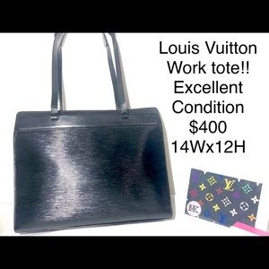 LOUIS VUITTON EPI CROISETTE WORK TOTE